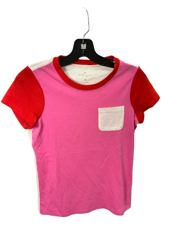 Street Charm Top Short Sleeve Designer By Kate Spade In Pink, Size: Xs