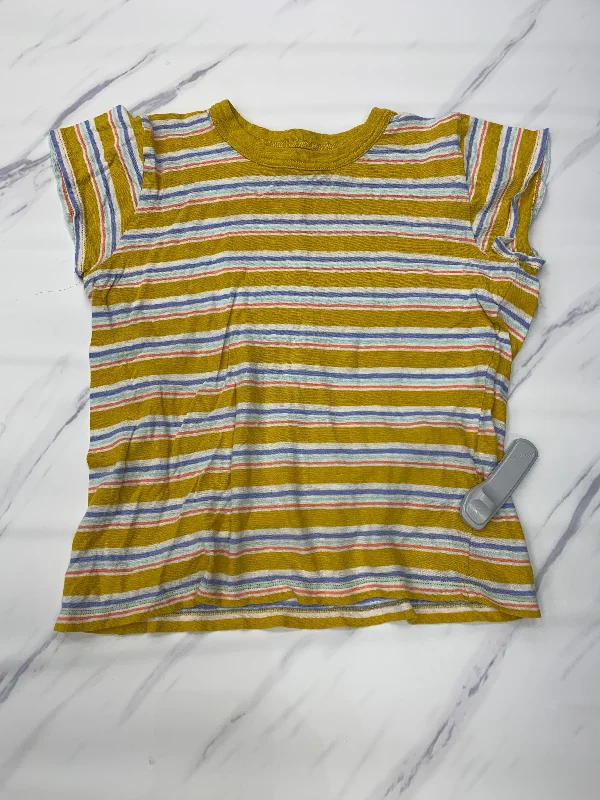Breathable Comfort Top Short Sleeve Designer By Madewell, Size: M