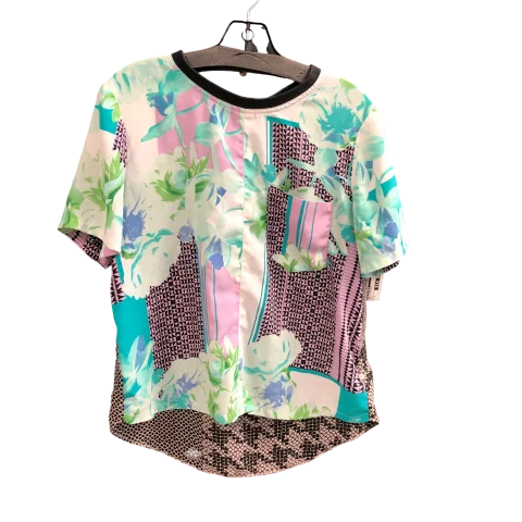 Light Fit Top Short Sleeve Designer By Walter Baker In Teal, Size: M