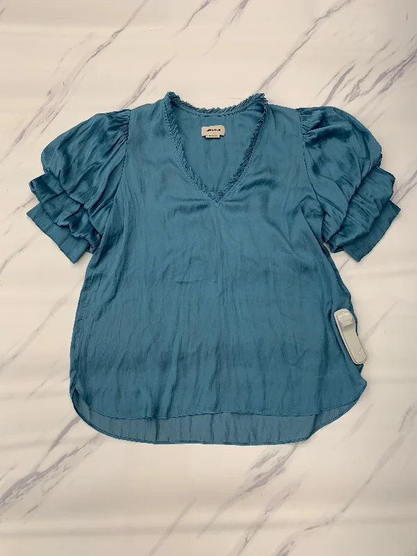 Versatile Items Top Short Sleeve Designer By Zadig And Voltaire In Blue, Size: Xs