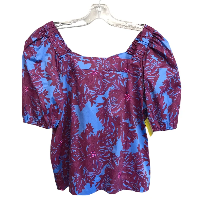 Breezy Comfort Top Ss Designer By Lilly Pulitzer In Multi, Size:S