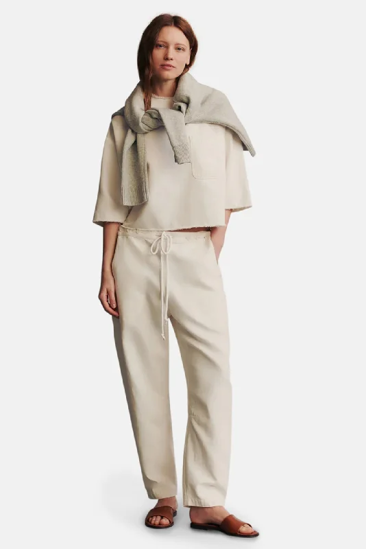 Elegant Style Jetties Beach Pant In Japanese Denim White