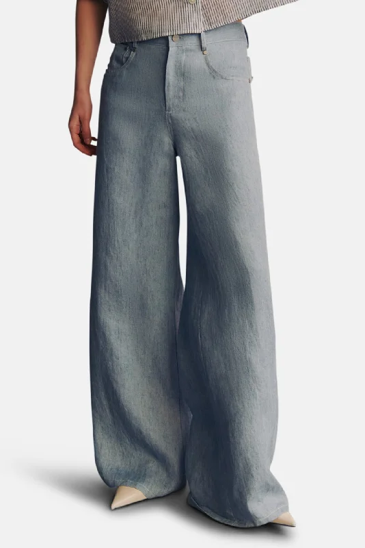 Creative Prints Tiny Dancer Jean in Hemp Denim Light Indigo