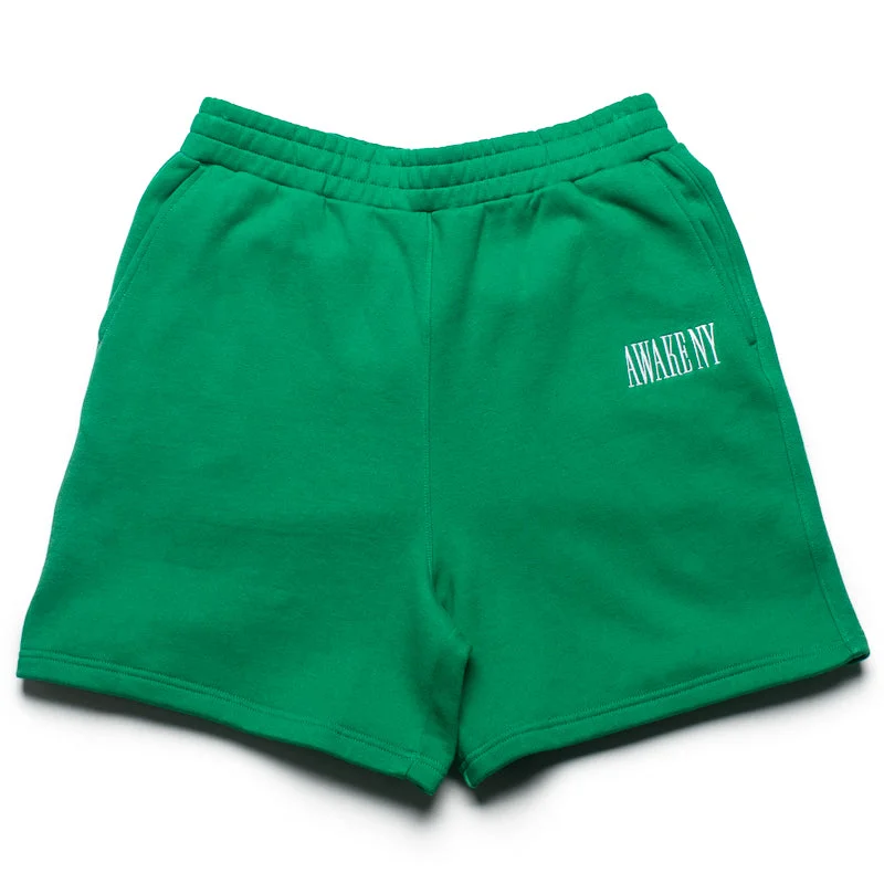 Goddess Outfit Awake NY Spire Logo Embroidered Sweatshorts - Green