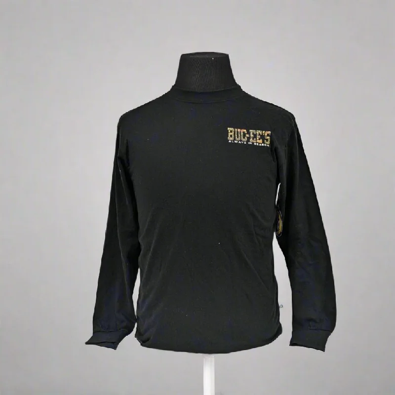 Windbreaker fashion Buc-ee's "Always in Season" Black Long Sleeve Shirt