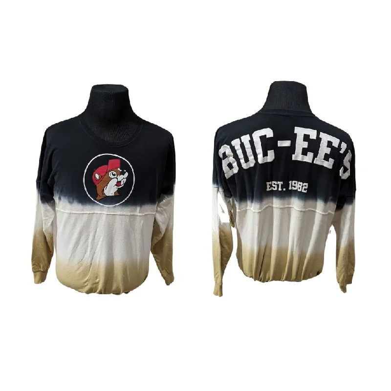 Elegant Dressing Buc-ee's Dip Dye Long Sleeved Shirt