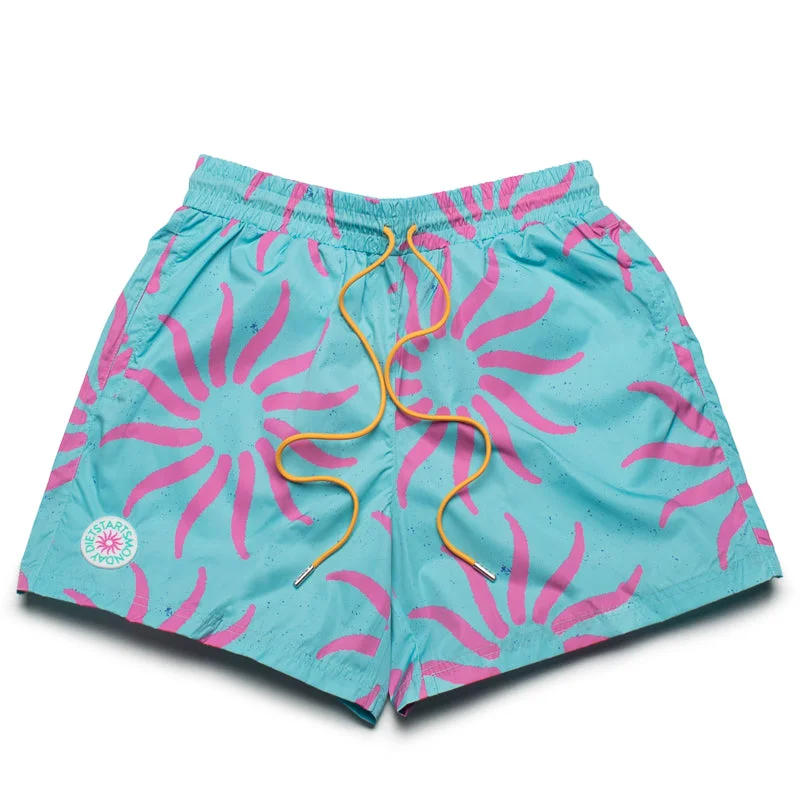 Cozy Sweaters Diet Starts Monday Sol Bay Shorts - Seafoam Sun