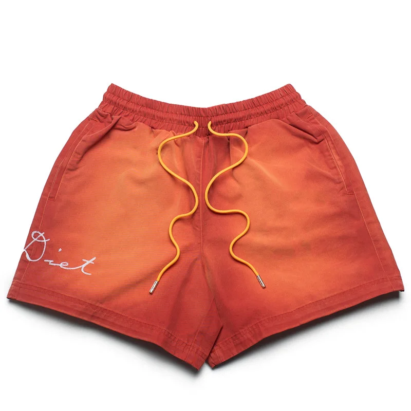 Cozy Outfit Diet Starts Monday Twill Bay Shorts - Red