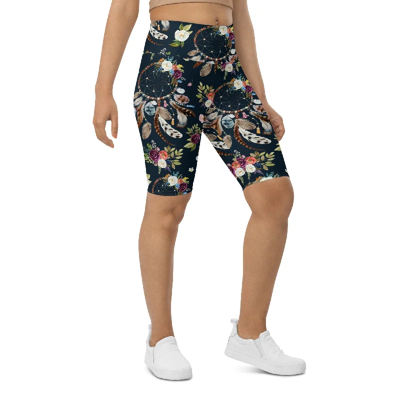 New Autumn And Winter Styles Dream Catcher Biker Shorts