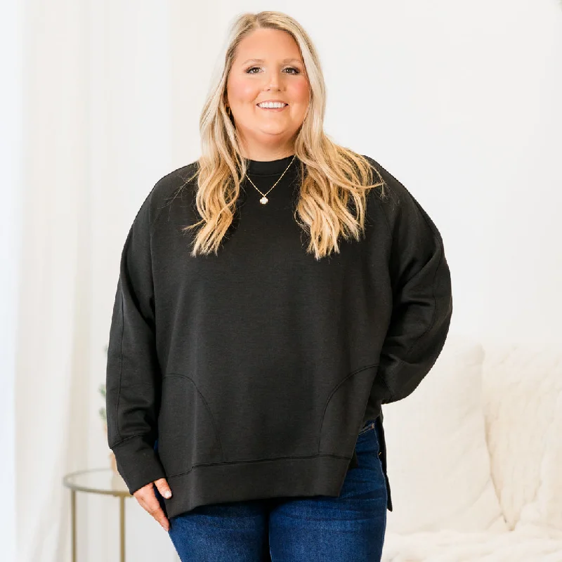 Energy Wear Feels So Sweet Pullover, Black