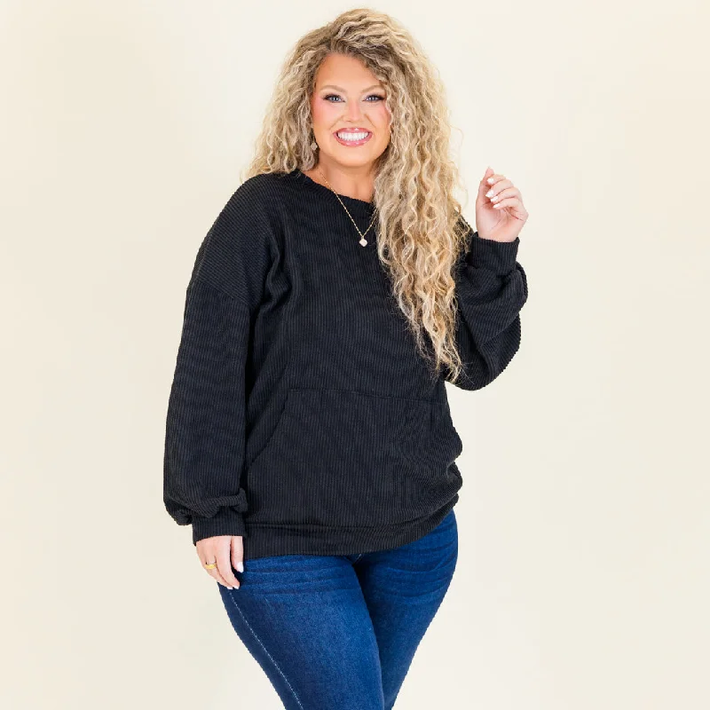 Layered Comfort Fresh For You Top, Black