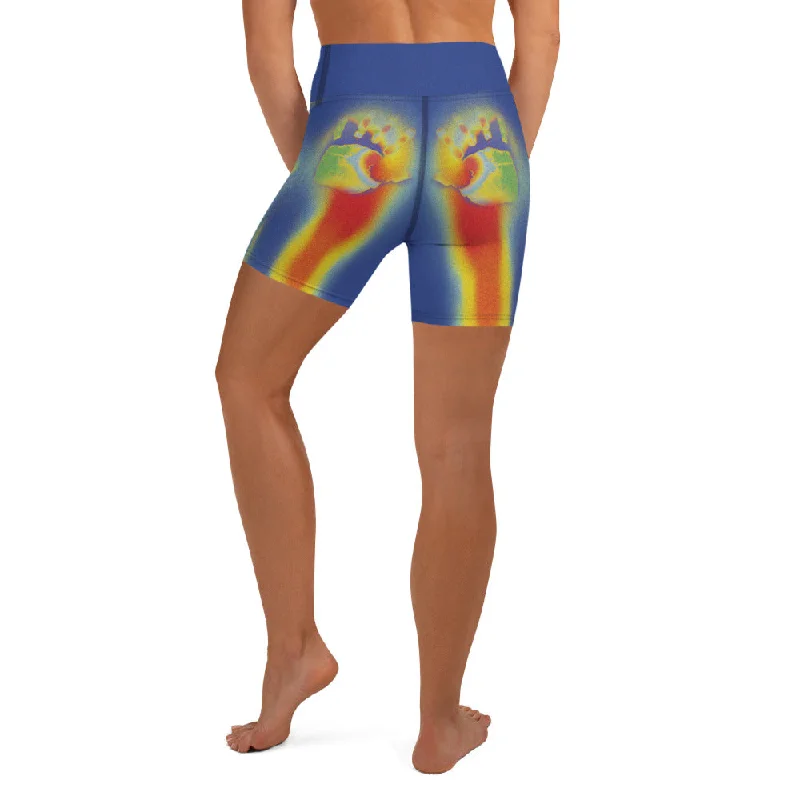Sports And Leisure Heatmap Yoga Shorts