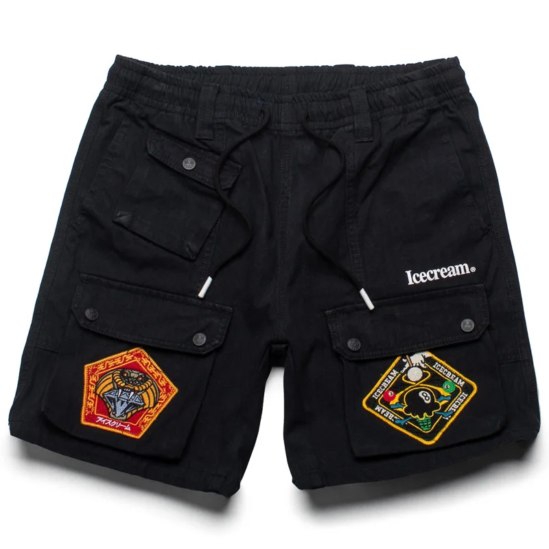 Celebrity Must-have Ice Cream Chopped Shorts - Black
