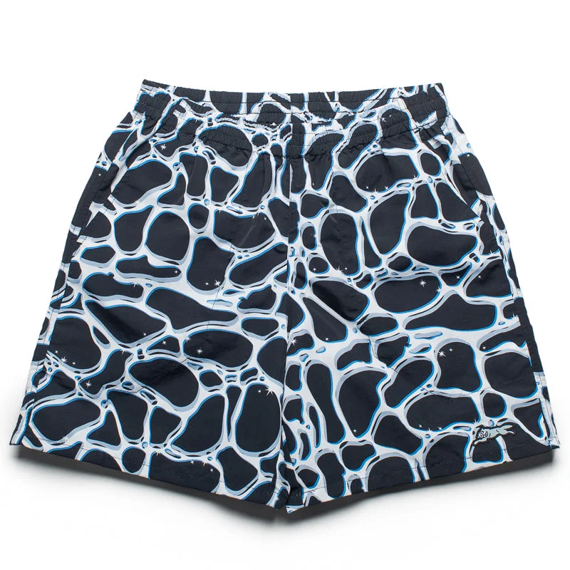 Advanced Customization Ice Cream Swimming At Night Shorts - Black