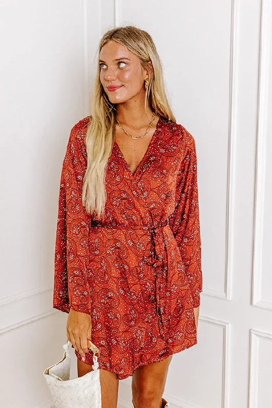 Fresh And Natural London Landscape Floral Wrap Dress