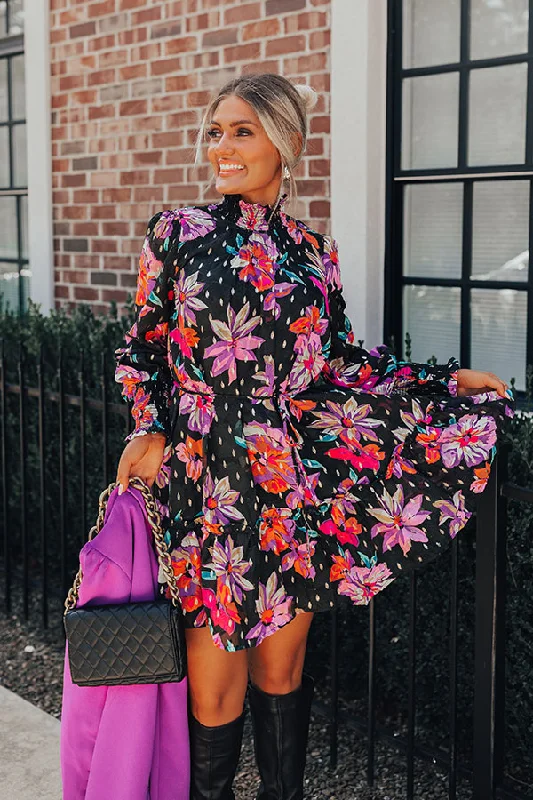 Chic Lounge Modern Muse Floral Dress