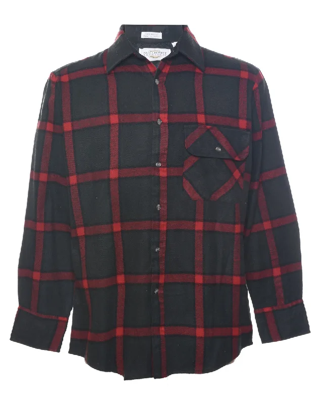 Floral Prints Northwest Territory Checked Shirt - M