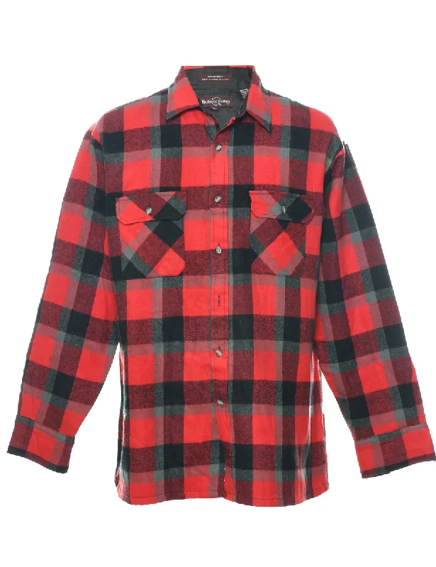 Must-have For Autumn And Winter northwest Territory Checked Shirt - XL