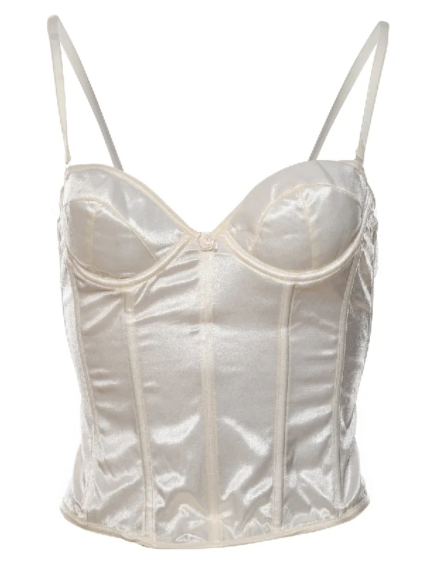 Relaxed Style Off White Classic Corset - S