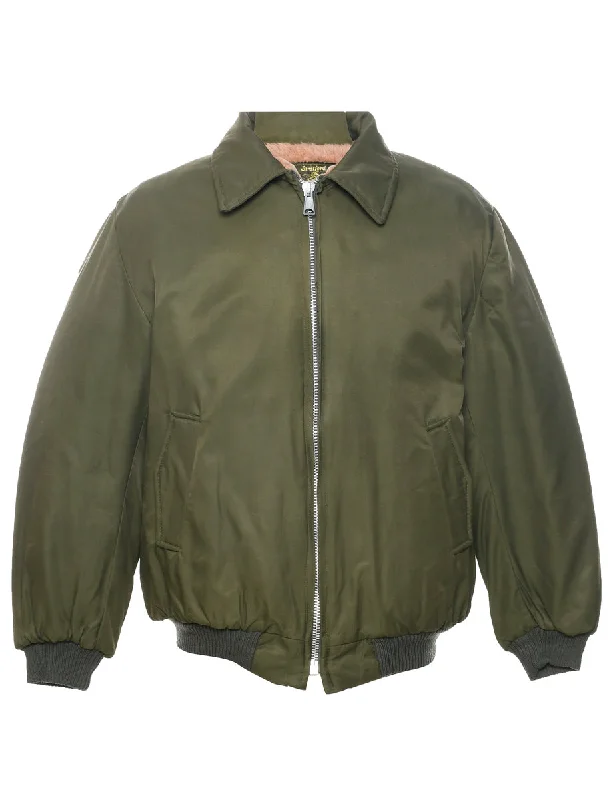Noble Temperament Olive Green Jacket - L