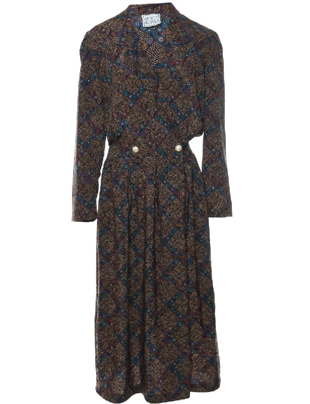Leisure Sports Paisley Print Dress - L