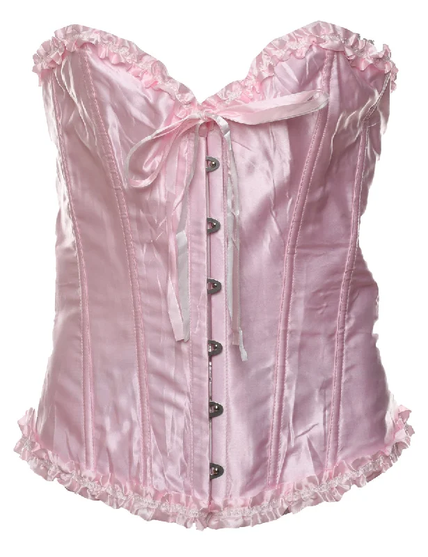 Versatile Casuals Pale Pink Bustier - L