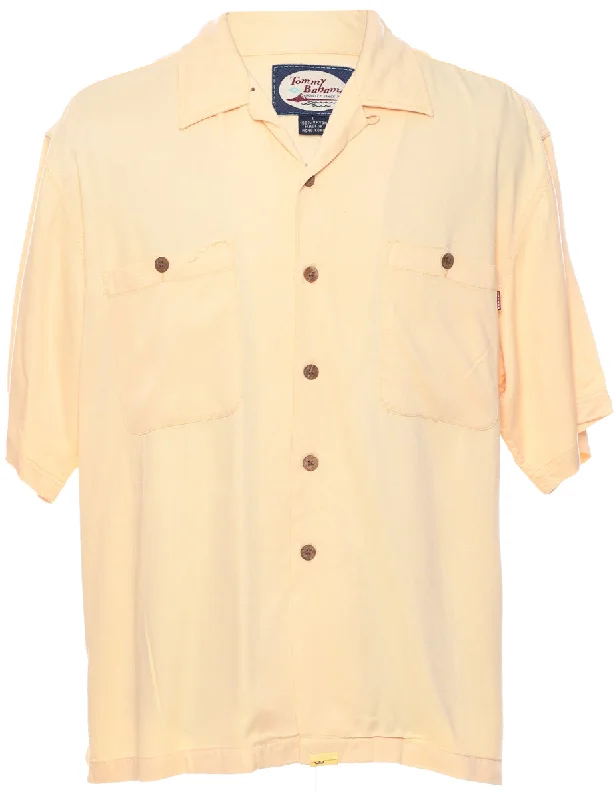 Trendy Items Pale Yellow Hawaiian Shirt - L