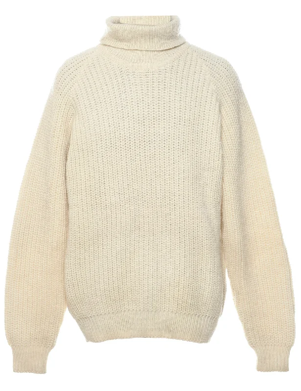 Denim Design Pale Yellow Jumper - M