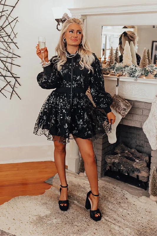Fashionable Inner Wear Paris Dreaming Sequin Mini Dress
