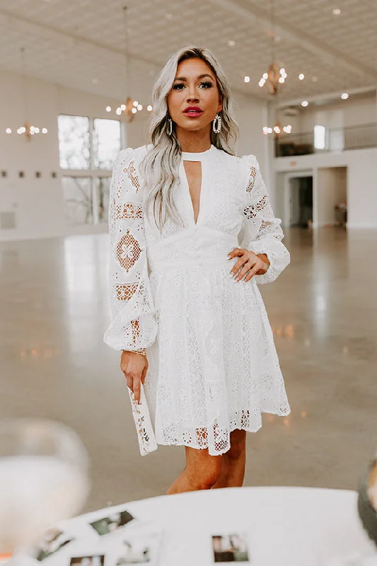 Cozy Vibes Peaceful And Pretty Mini Dress