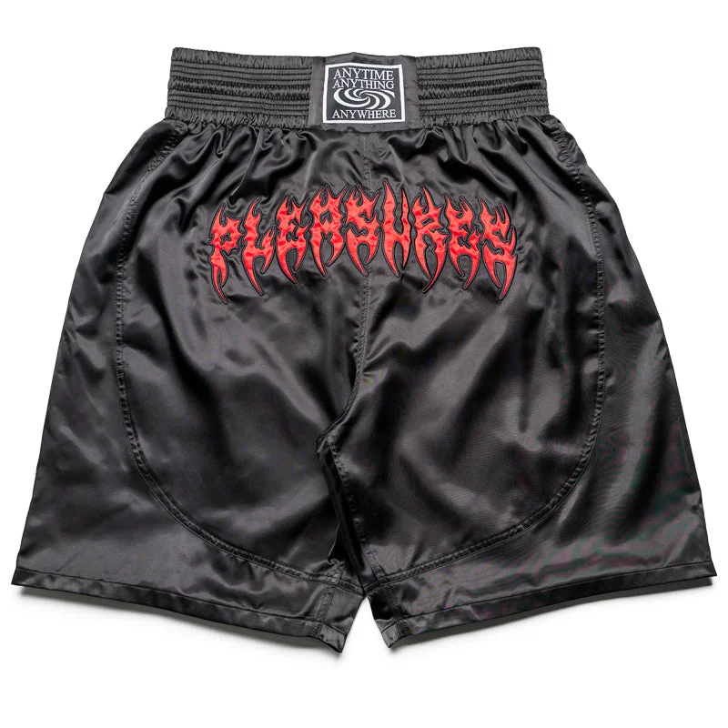 Elegant And Lazy Pleasures Anywhere Muay Thai Short - Black