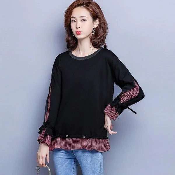 Cozy Footwear Plus Size Women Autumn Long Sleeve Casual Sweatshirt Two Pieces Female Pullovers Hoodies Cozy Footwear Plus Size Women Autumn Long Sleeve Casual Sweatshirt Two Pieces Female Pullovers Hoodies