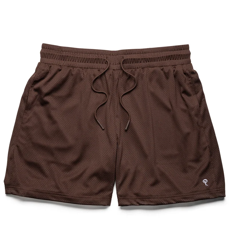 High Street Design Politics Mesh Shorts - Brown