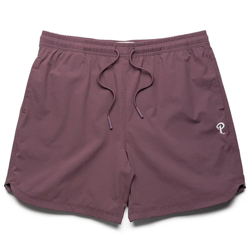 High Street Fashion Politics Stride Shorts - Plum