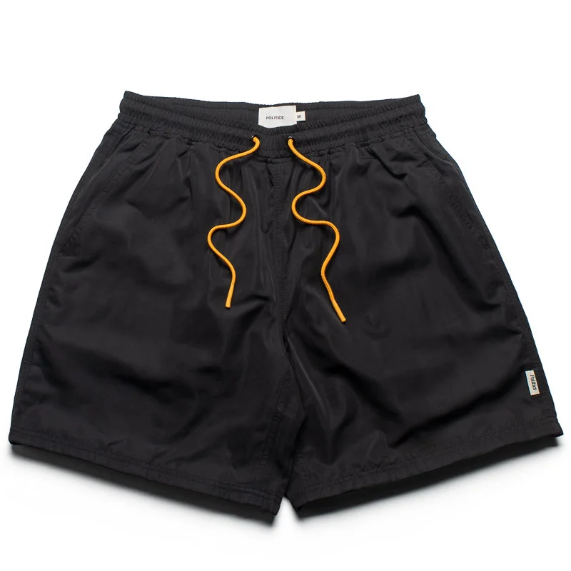 High-end Design Politics Trunks - Solid Black