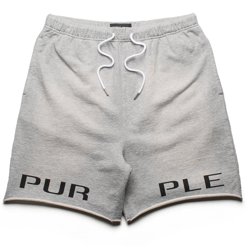 Warm Winter Series Purple Brand Wordmark Short - Heather Grey