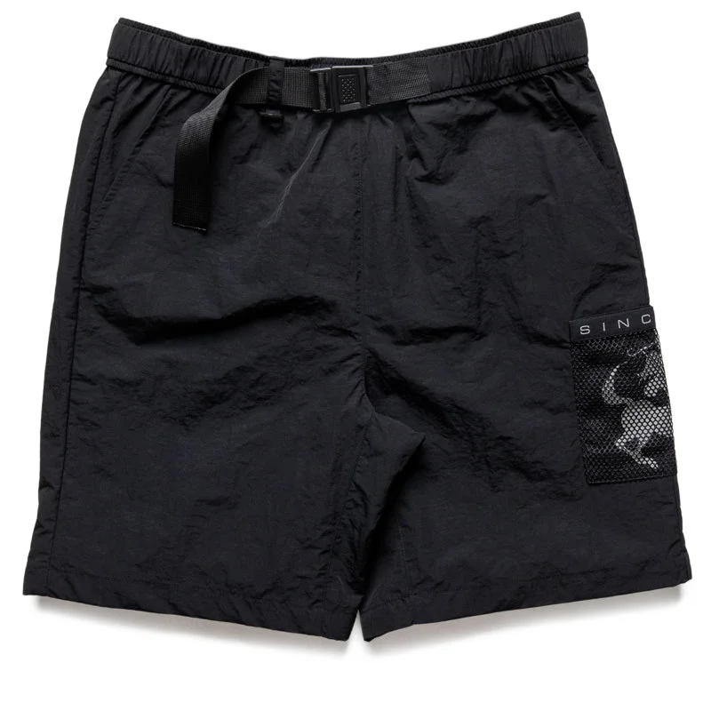 Easygoing Outfits Sinclair Mesh Pocket Shorts - Black