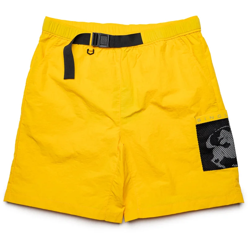 Windbreaker fashion Sinclair Mesh Pocket Shorts - Yellow