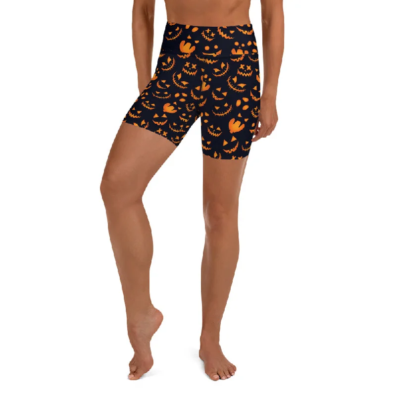 Sports Fashion Spooktacular Halloween Yoga Shorts