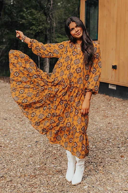 Weekend Wear Stay Encouraged Midi Dress