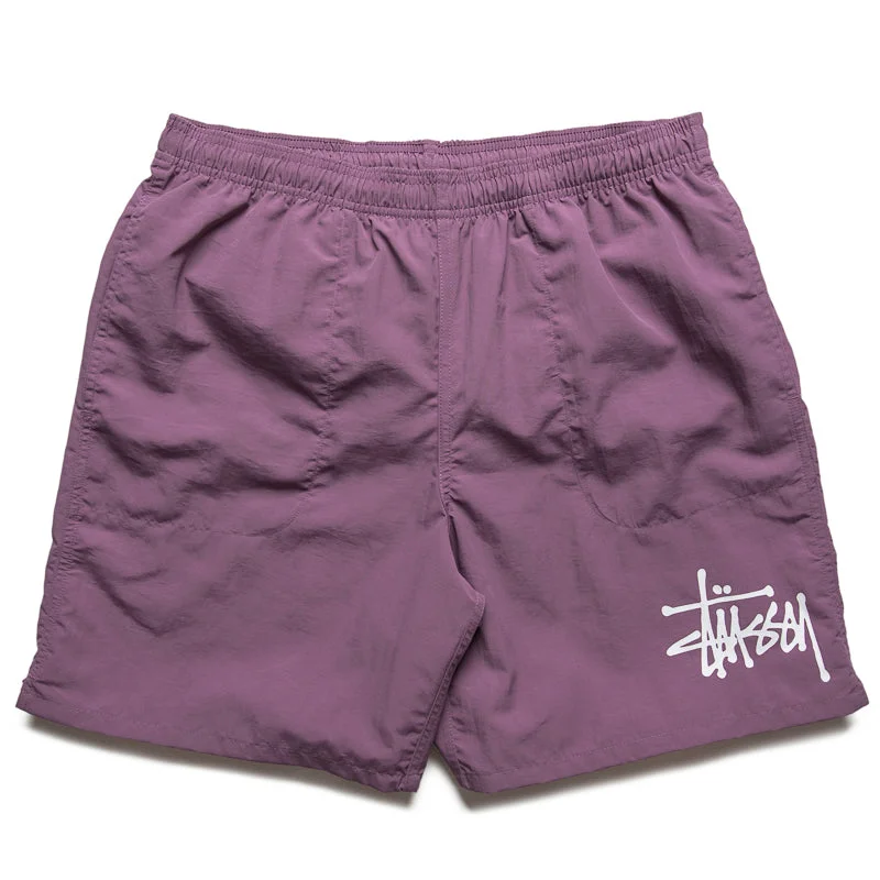 Effortless Elegance Stussy Big Basic Water Short - Mauve