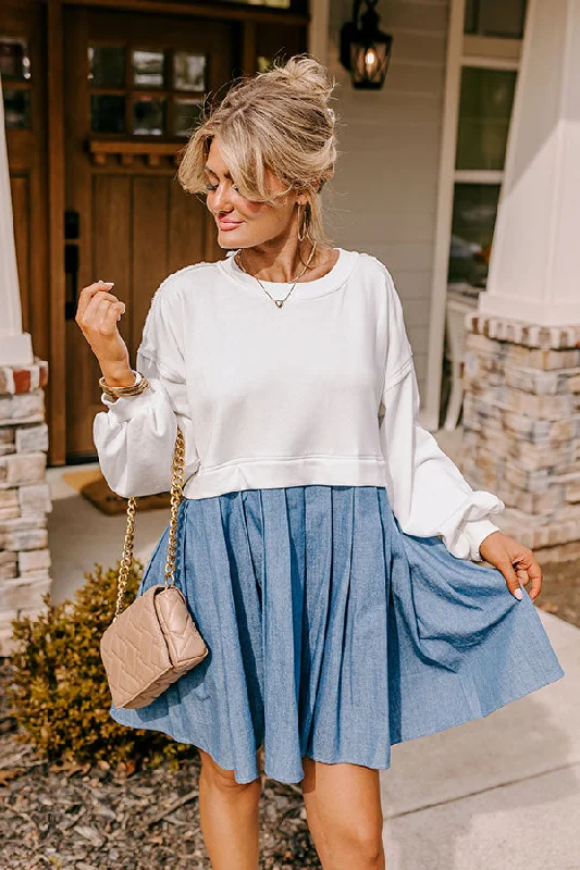 Warm Winter Series Under The Clouds Mini Dress